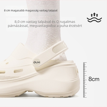 EVA felhő clogok – uniszex, 8 cm magasságú, csúszásmentes puha talp, szagtalanító funkció, mindennapi viselet