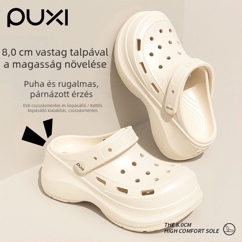 EVA felhő clogok – uniszex, 8 cm magasságú, csúszásmentes puha talp, szagtalanító funkció, mindennapi viselet
