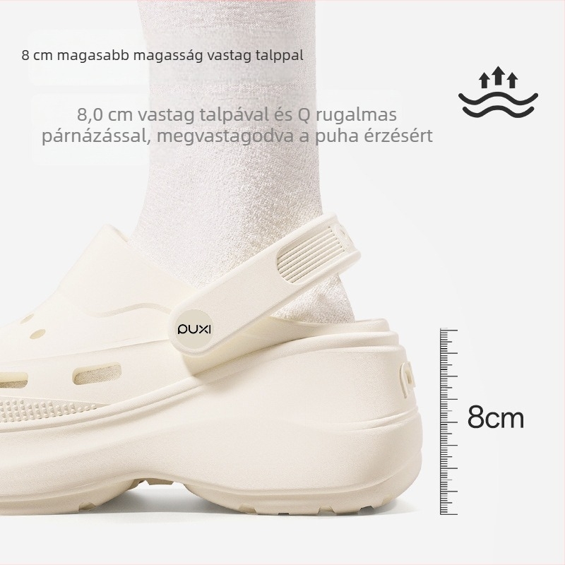 EVA felhő clogok – uniszex, 8 cm magasságú, csúszásmentes puha talp, szagtalanító funkció, mindennapi viselet