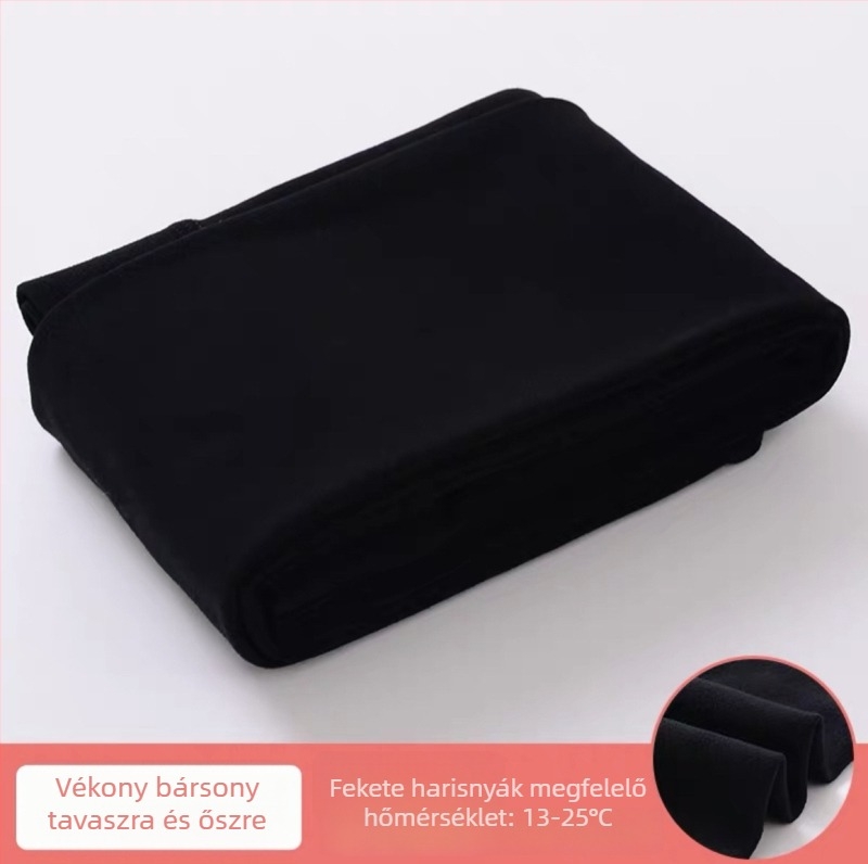 Gyerekeknek szóló táncos harisnya fleece-betéttel és vastagított nylon anyagból, légáteresztő és izzadságot felszívó