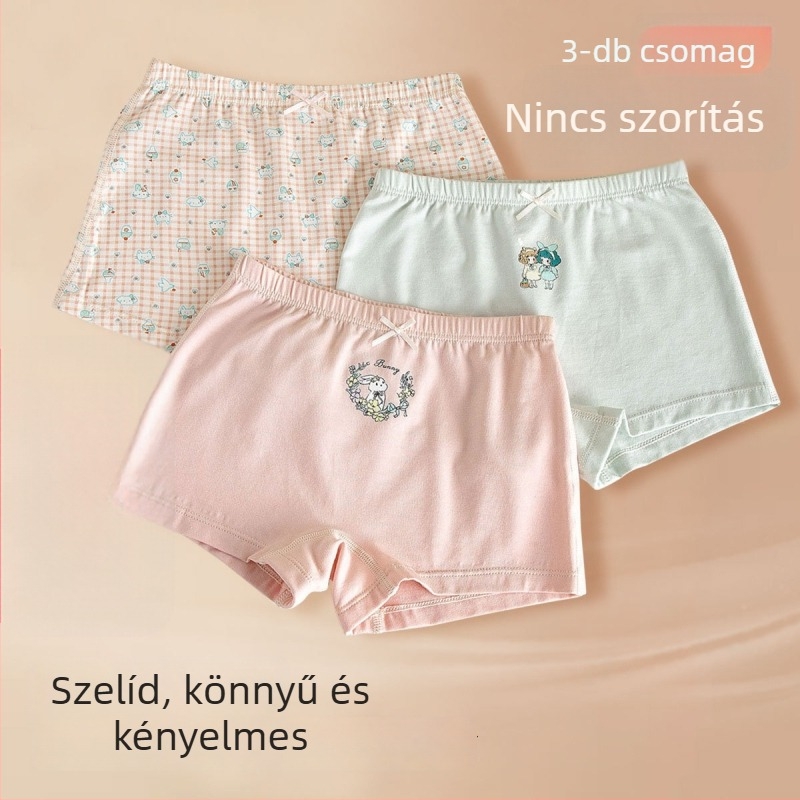 Gyerekeknek készült pamut boxer alsó | Uniszex, A osztályú biztonság, Pamut 47,5%, 3–8 évesek, 2021-es tél