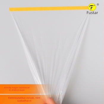Foster egyszer használatos védő maszkoló fólia festéshez, 0,6 mm vastagság, japán papíralapú alap, kristály ragasztó, átlátszó porvédő fólia otthoni dekorációhoz