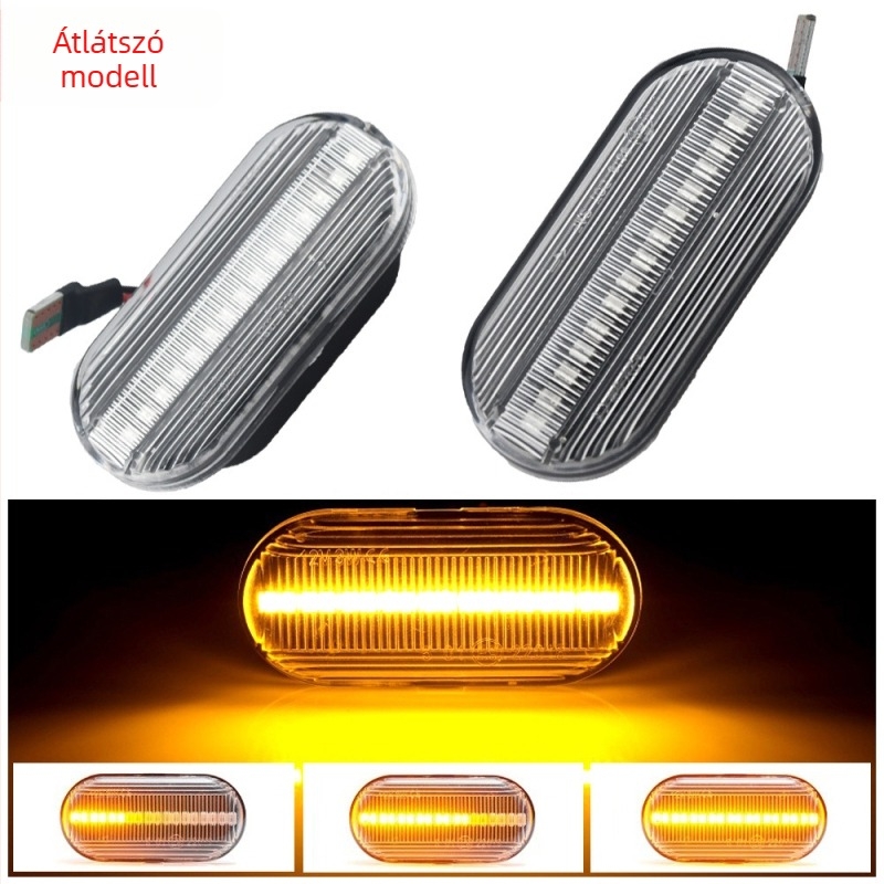 Oldalsó jelző- és irányjelző fény VW és Ford modellekhez | ABS | 12V | 5W