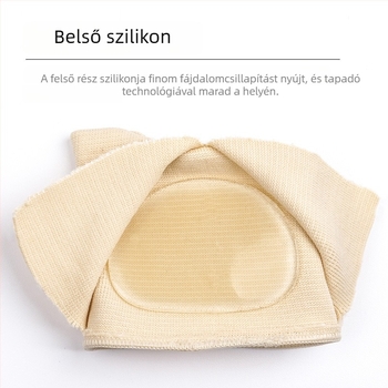 Elülső talpmetatarsális párna beépített szilikon-géllel – Uniszex, Modell XieKou; Márka Qinxin; alkalmas sportcipőkhöz, bőr cipőkhöz, csizmákhoz, hétköznapi és munka cipőkhöz; talpbetét: kényelmes