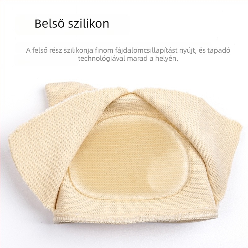 Elülső talpmetatarsális párna beépített szilikon-géllel – Uniszex, Modell XieKou; Márka Qinxin; alkalmas sportcipőkhöz, bőr cipőkhöz, csizmákhoz, hétköznapi és munka cipőkhöz; talpbetét: kényelmes