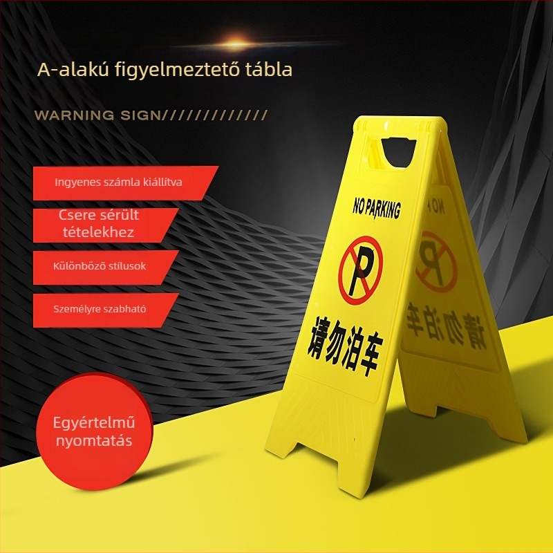 A-Frame Parkolási Tiltó Tábla - Jinyu Figyelmeztető Tábla, Világszerte Elérhető