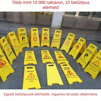 A-keretes figyelmeztető tábla a parkolás tilos, WLS-1101, Blow molding, Silk Screen, Gazdaságos reflexiós film, Eredet: Shandong