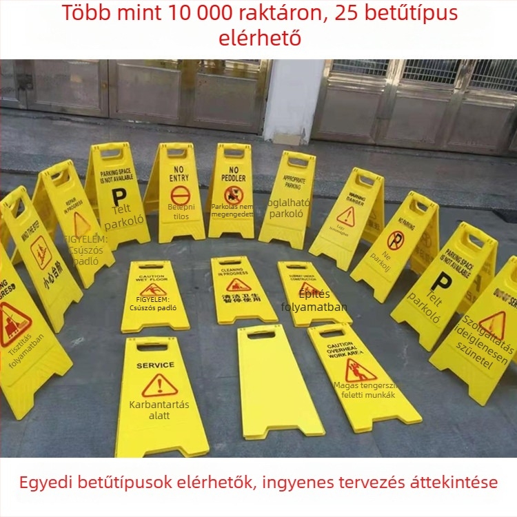 A-keretes figyelmeztető tábla a parkolás tilos, WLS-1101, Blow molding, Silk Screen, Gazdaságos reflexiós film, Eredet: Shandong