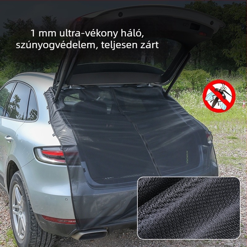 Autócsomagtartó szúnyoghálója SUV/Off‑Road – Kemping és árnyékolás, Poliészter, Nyílás 1 mm, Vezeték átmérője: Egyéb, Élettartam >5 év