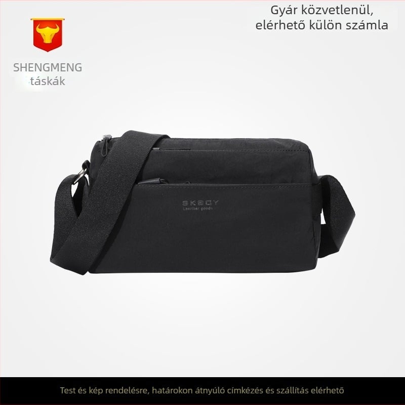 Keresztpántos válltáska, prémium anyag, hétköznapi utazási stílus, egyetlen vállpánt, cipzáras nyitás, belső zsebek telefonhoz és dokumentumokhoz