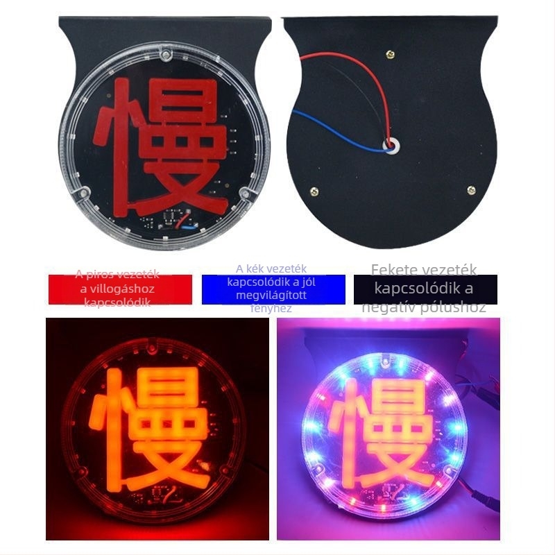 Kamion LED villogó fény, kettős feszültségű ellátású 24V/12V, hátsó riasztó fény szekvenciális villogással és ködfénnyel