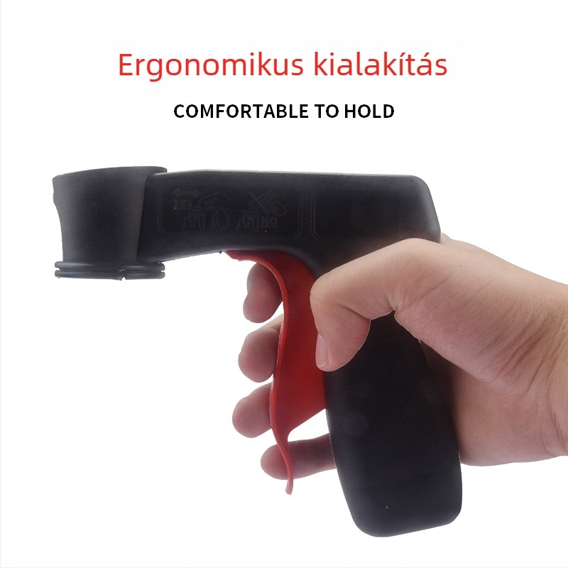 Műanyagból készült hordozható festékszóró fogantyú, kézi spray pisztoly autó fóliához színváltoztatáshoz, univerzálisan kompatibilis