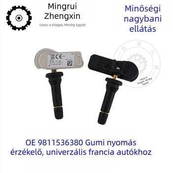 Gumiabroncsnyomás-monitorozó szenzor 9811536380 a Peugeot Citroën 308/508/3008-hoz; beépített szerelés; kiváló pontosság; kompatibilis modellek 308, 508, 3008