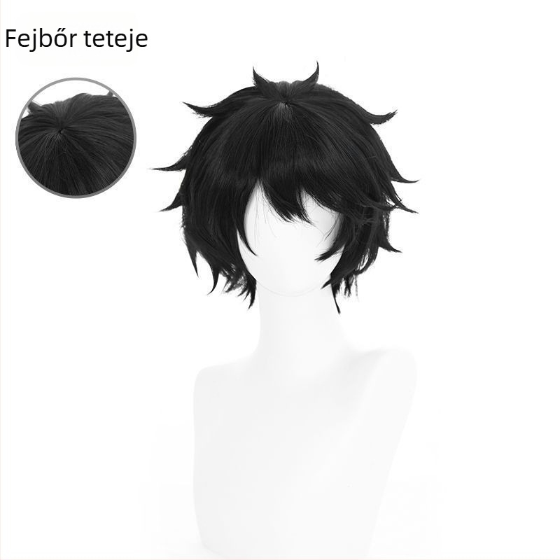 Li Yu Ting cosplay paróka — hőálló rost, középhosszú, anime stílus