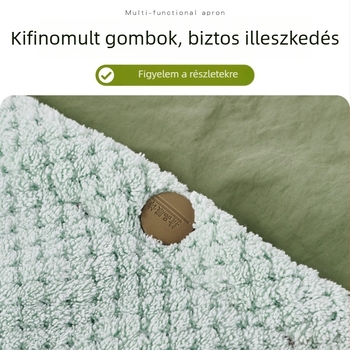 Taslan anyagú konyhai kötény hosszú ujjas, olaj- és vízlepergető, friss stílusú, mintás rajzfilm motívummal, felnőtteknek.