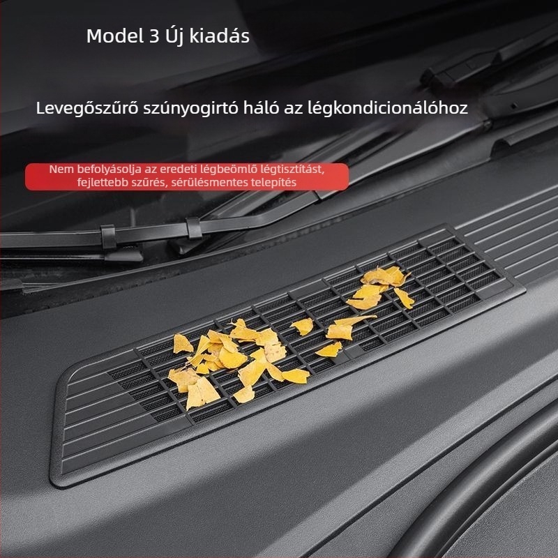ABS rovarháló a Tesla Model 3/Y légkondicionáló be- és kimeneti nyílásaihoz