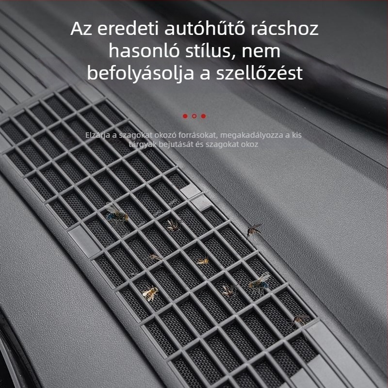 ABS rovarháló a Tesla Model 3/Y légkondicionáló be- és kimeneti nyílásaihoz