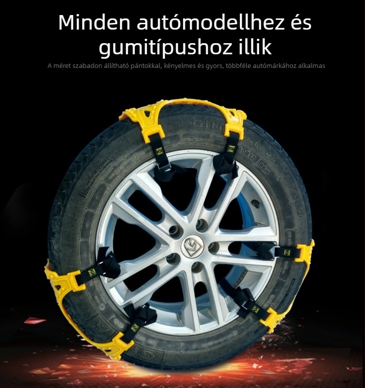 Gumiabroncs-téli lánc, modell R-1538, márka suitu, univerzális illeszkedés, tömeg 3,6 kg