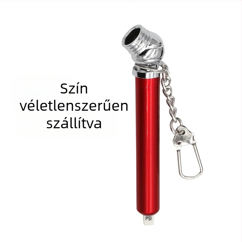 Joist gumiabroncsnyomás-mérő, hordozható lánccal, gyors nyomásmérés, nyomó típusú interfész a szoros, tartós tömítésért