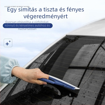D alakú autóüveg-scraper, szilikon pengével, továbbfejlesztett egyenes pengével, T alakú fej