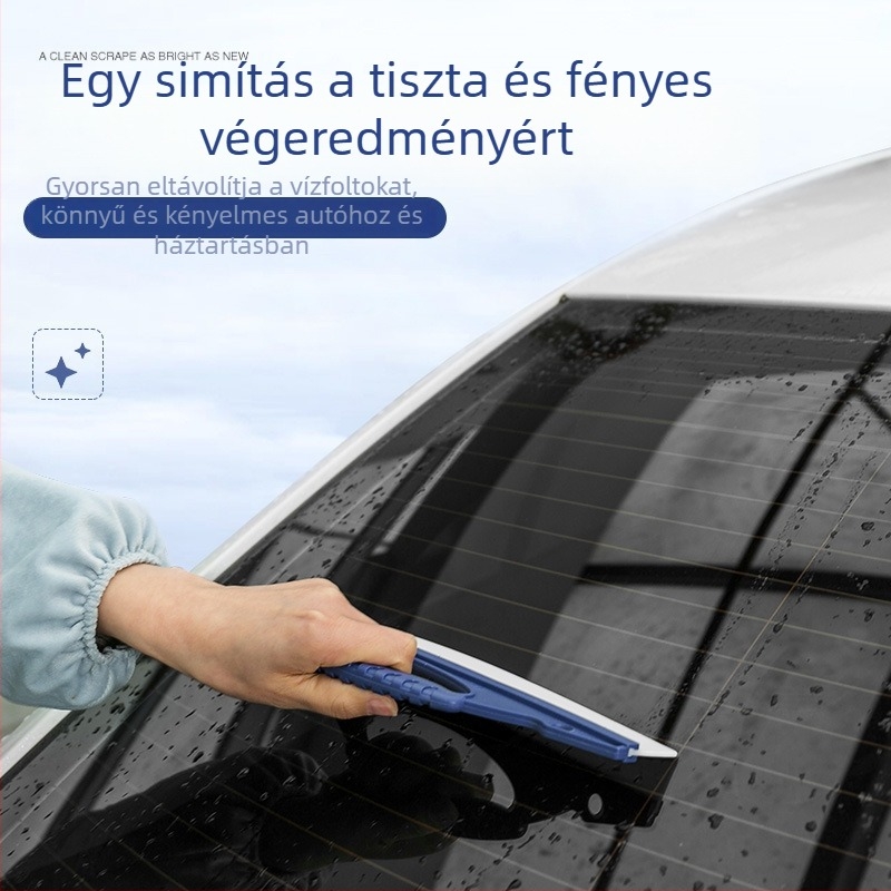 D alakú autóüveg-scraper, szilikon pengével, továbbfejlesztett egyenes pengével, T alakú fej