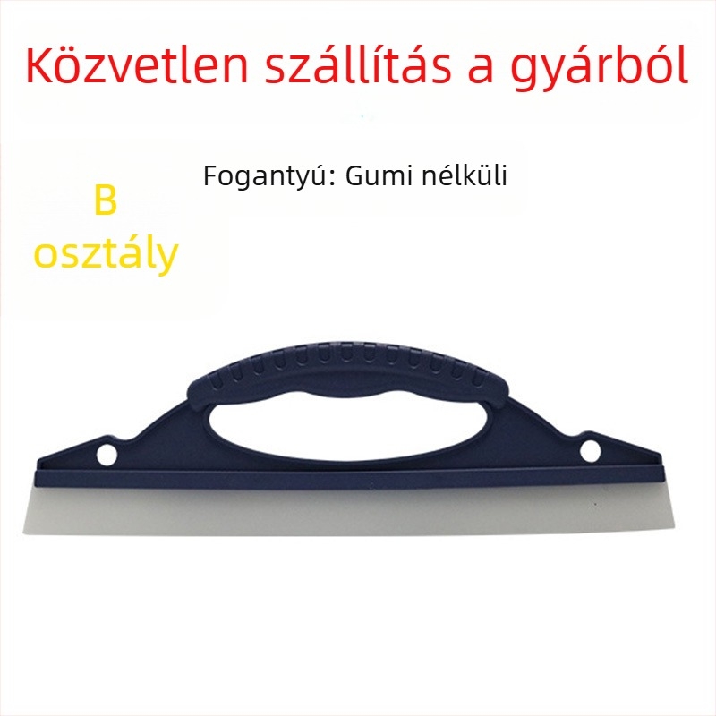 D alakú autóüveg-scraper, szilikon pengével, továbbfejlesztett egyenes pengével, T alakú fej