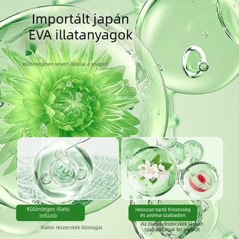 Felfüggeszthető nedvességabszorber zacskó gardróbba, hálószobába és kollégiumba – nedvességmegkötő, fehér őszibarack illat, 0,23 kg