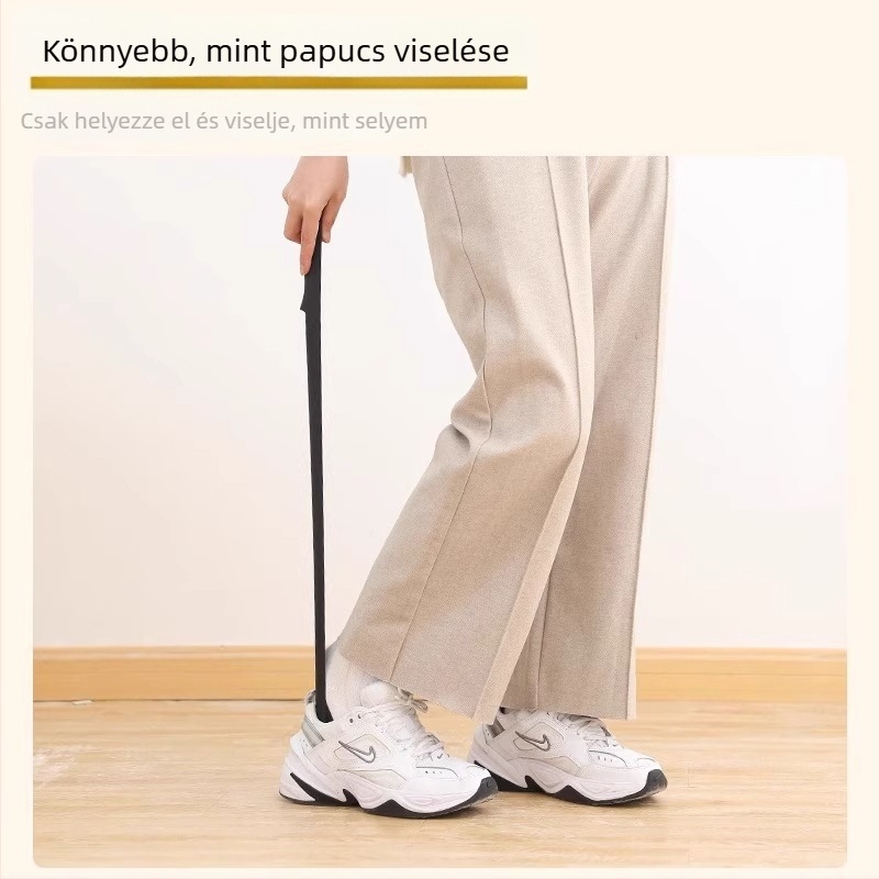 Mágneses cipőkanál hosszú nyéllel otthoni használatra – meghosszabbított fogantyú, megkönnyíti a felhúzást idős vagy terhes személyek számára, anélkül, hogy hajolni kell