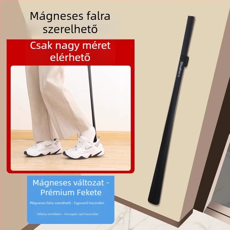 Mágneses cipőkanál hosszú nyéllel otthoni használatra – meghosszabbított fogantyú, megkönnyíti a felhúzást idős vagy terhes személyek számára, anélkül, hogy hajolni kell
