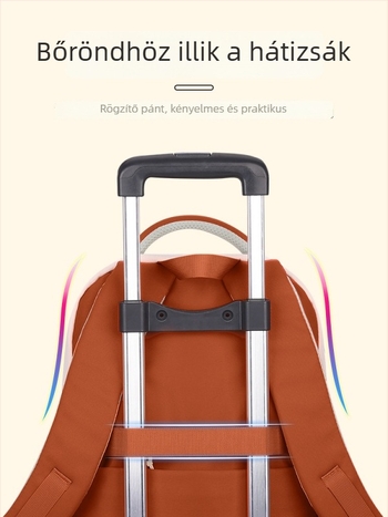 Sesame Baby Könnyű Iskolatáska Diáknak – nylonból készült, lélegző, vízálló, kopásálló, gerincvédő és vállpántok légpárnás