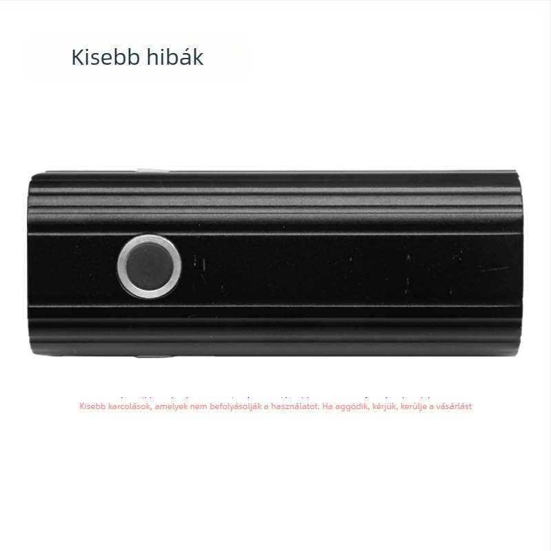 Kerékpár első lámpa — alumíniumötvözet, USB-töltés, IPX5 vízálló, öt világítási mód