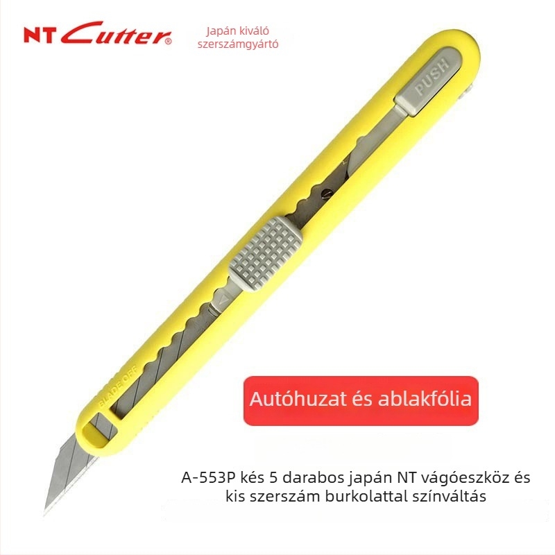 NT Cutter 5 rekeszes kés-tartó A-551P/553P autófóliázáshoz