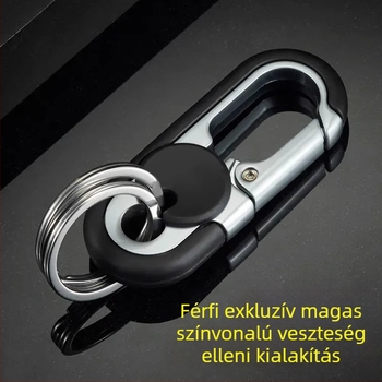 Kulcstartó Qiwang – cinkötvözet és rozsdamentes acél, nemzeti trend stílus