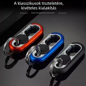 Kulcstartó Qiwang – cinkötvözet és rozsdamentes acél, nemzeti trend stílus