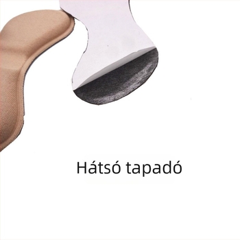 Pillangó alakú sarkragasztó – fél párna, dörzsölés elleni, csúszásgátló, habos sarokfogó