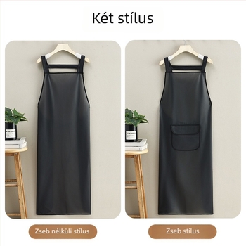 Vízálló TPU kötény ujjszél nélküli, konyhai és catering használatra, modern minimalista dizájn