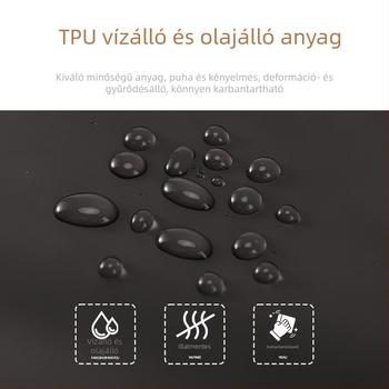 Vízálló TPU kötény ujjszél nélküli, konyhai és catering használatra, modern minimalista dizájn