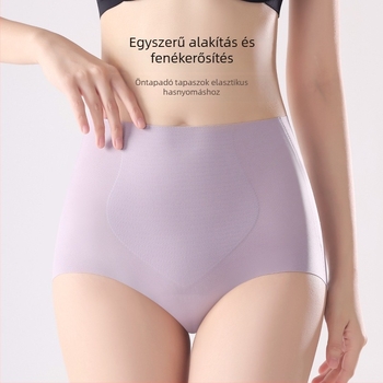 Női jóga alsó, magas derekú, nylon anyagú, légáteresztő, hasat szorító, antibakteriális