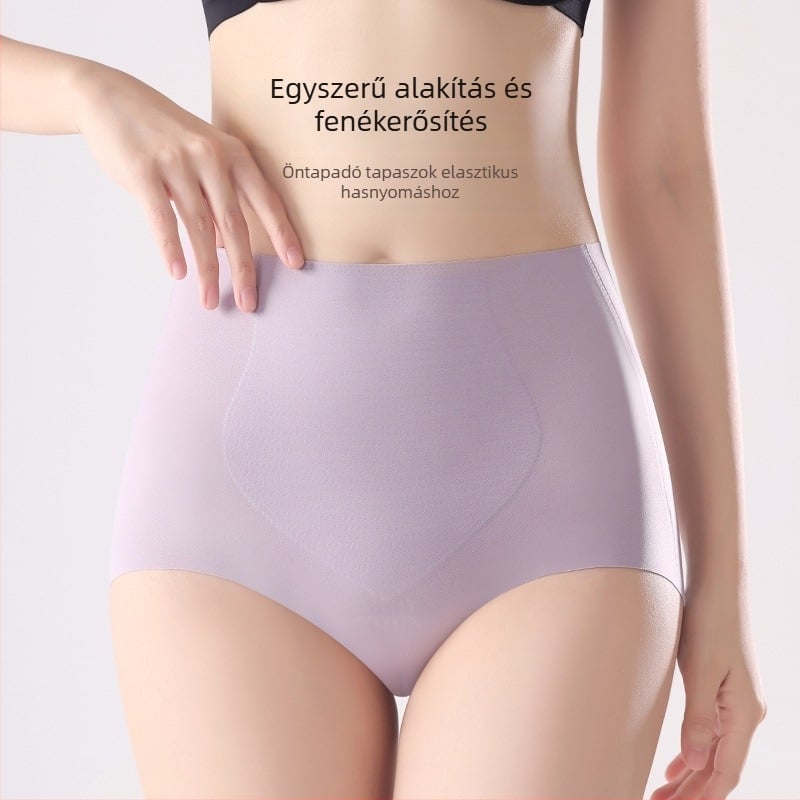 Női jóga alsó, magas derekú, nylon anyagú, légáteresztő, hasat szorító, antibakteriális