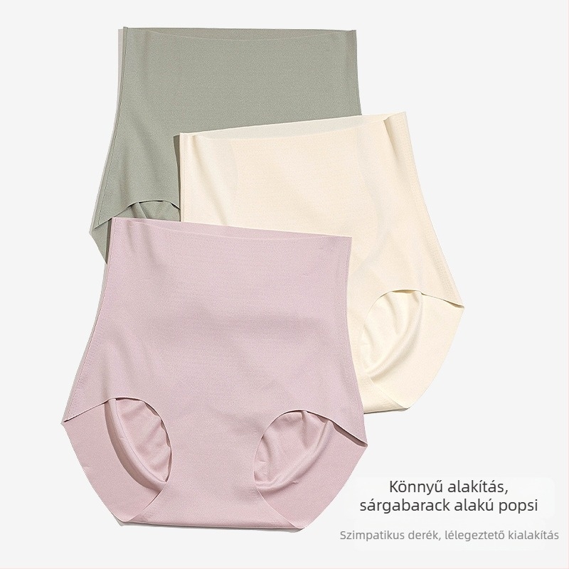 Női jóga alsó, magas derekú, nylon anyagú, légáteresztő, hasat szorító, antibakteriális