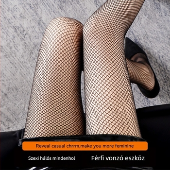 Hálós harisnya – formázó, anti-akasztás, klubbarát (Anyag: Core-spun yarn; Mintázat: egyszínű; Vastagság: ultra vékony; Fő anyag: nylon)
