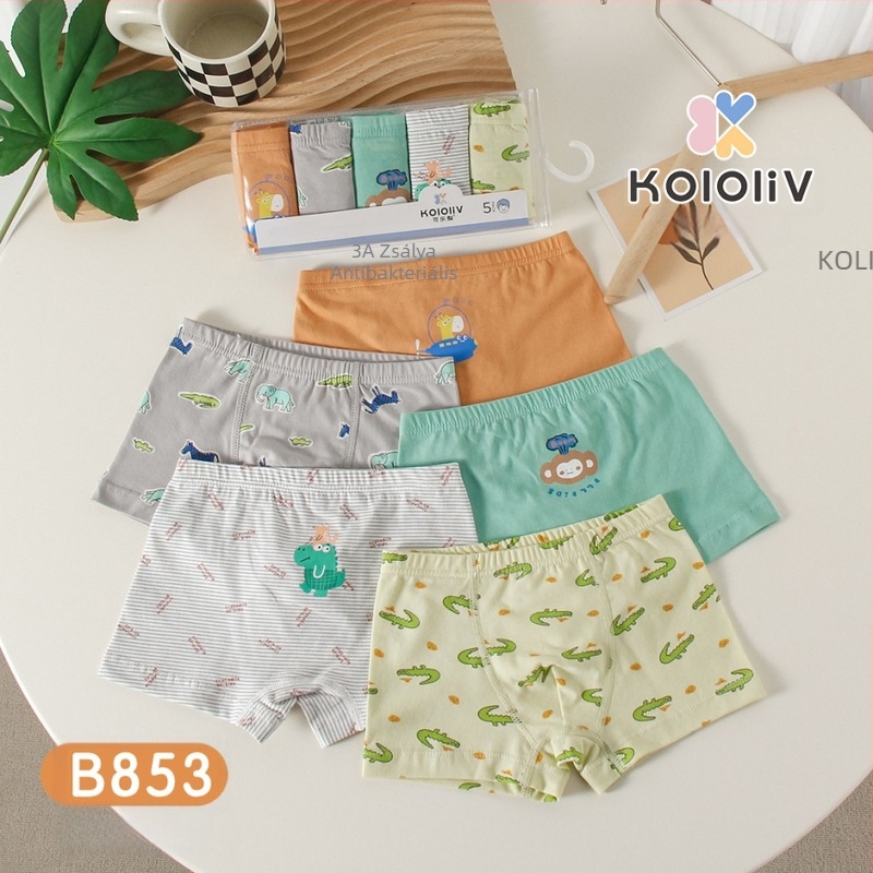 Fiúk számára 100% pamut boxeralsó, Class A, 8+ éveseknek (140 cm felett), 2024 tavasz