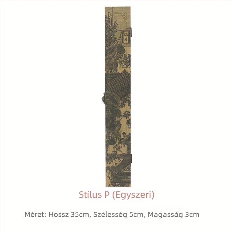 Fából készült ajándékdoboz, új kínai stílus, logóval nyomtatva, ideális születésnapokra és holdünnepekre