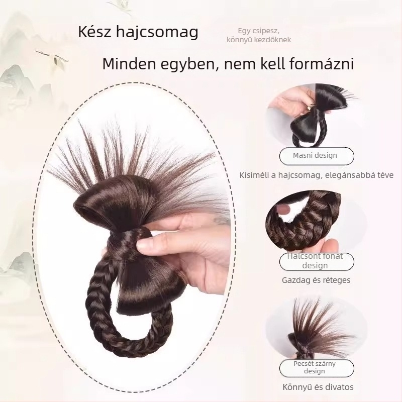 Keffi Qinghe Hair Package – pony paróka, hőálló szálak, félig manuális feldolgozás, nem festhető és nem permázható, modell Qinghe Hair Package
