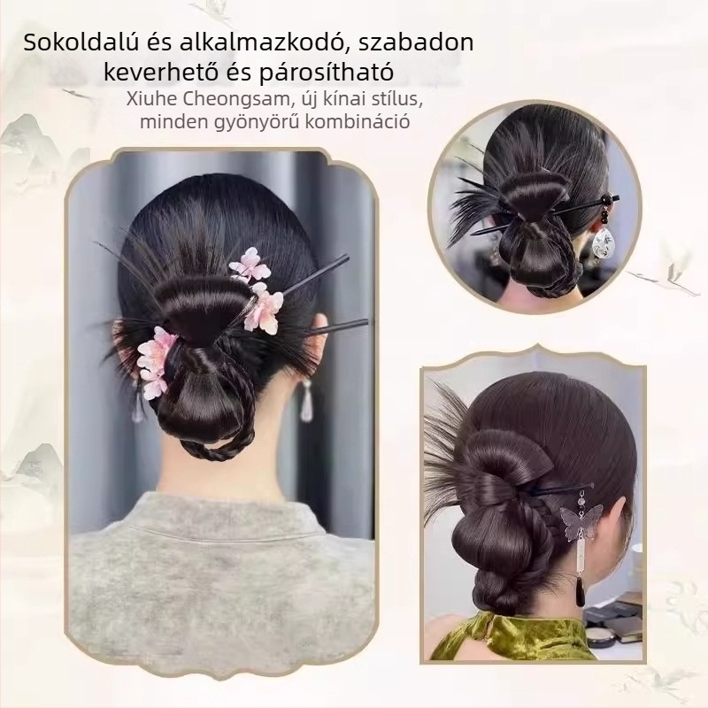 Keffi Qinghe Hair Package – pony paróka, hőálló szálak, félig manuális feldolgozás, nem festhető és nem permázható, modell Qinghe Hair Package