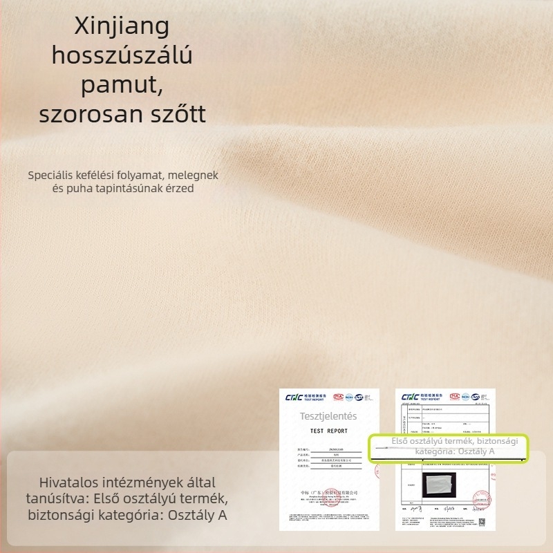 Gyerek pizsamaszett - 95% pamut, 5% spandex, antibakteriális, őszi-téli, uniszex, hercegnő stílus, rajzfilm mintázat