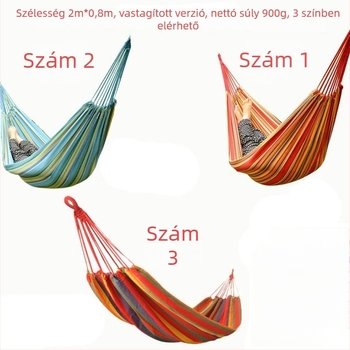 Vászon függőágy egy személyre, masszív, teherbírás 120 kg, súly 0,9 kg, márka Hike Mount