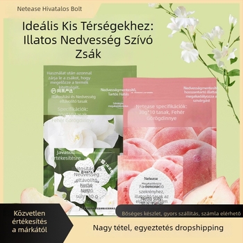 NetEase Strict Selection háztartási nedvesség- és illatosító tasak | Barack–Gardenia illat | 30 g × 10 tasak | Sík felületre helyezhető