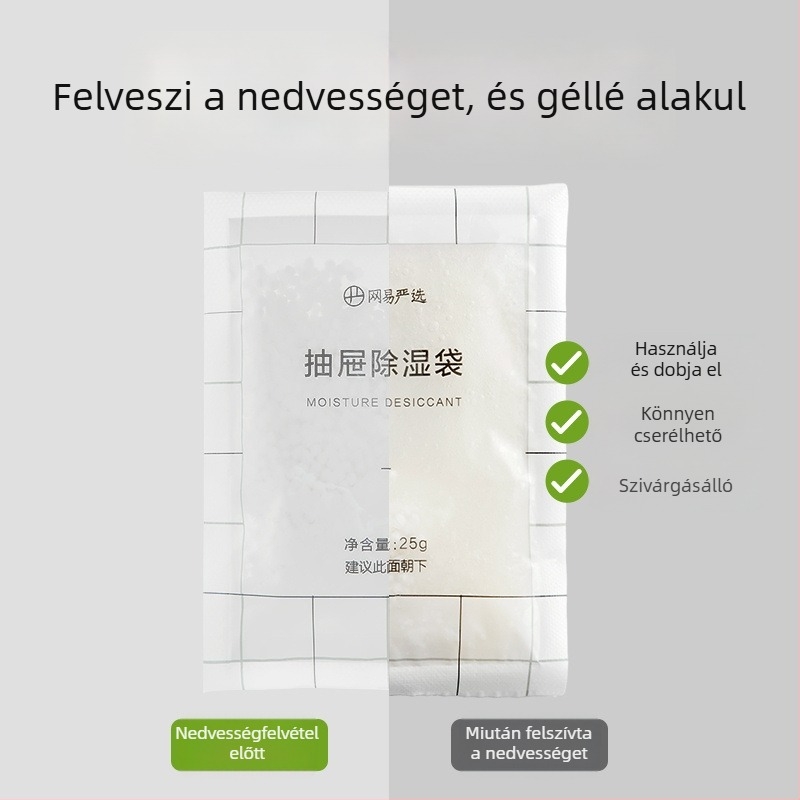 NetEase Strict Selection háztartási nedvesség- és illatosító tasak | Barack–Gardenia illat | 30 g × 10 tasak | Sík felületre helyezhető