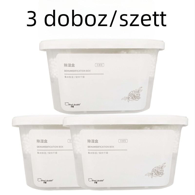 Kanxin ruhásszekrény deszikkáns – virágillat, hosszú távú nedvességfelszívódás, penészmegelőzés, 60 db kartononként